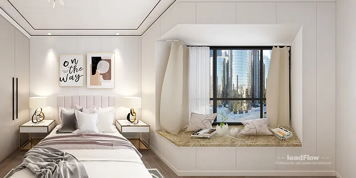 WPC Cladding Transformation: Hangzhou Apartment with Master Bedroom Walls in Hangzhou, China - photo 19