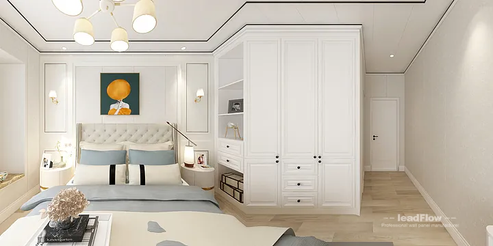 WPC Cladding Transformation: Hangzhou Apartment with Master Bedroom Walls in Hangzhou, China - photo 2