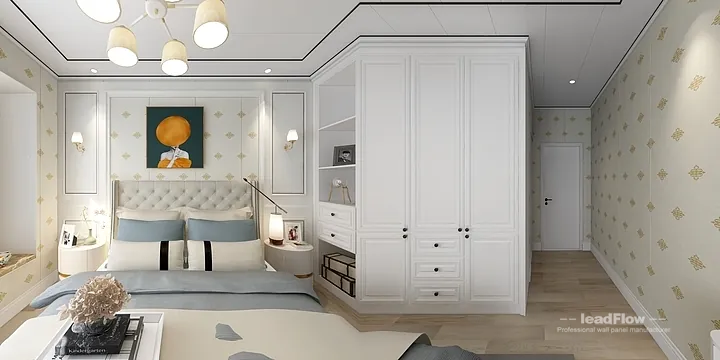 WPC Cladding Transformation: Hangzhou Apartment with Master Bedroom Walls in Hangzhou, China - photo 4