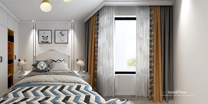 WPC Cladding Transformation: Hangzhou Apartment with Master Bedroom Walls in Hangzhou, China - photo 5