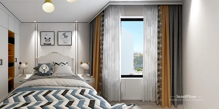 WPC Cladding Transformation: Hangzhou Apartment with Master Bedroom Walls in Hangzhou, China - photo 6