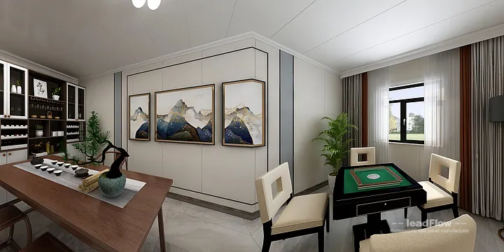 Modern Interior Project in Hangzhou Featuring WPC Wall Cladding in Hangzhou, China