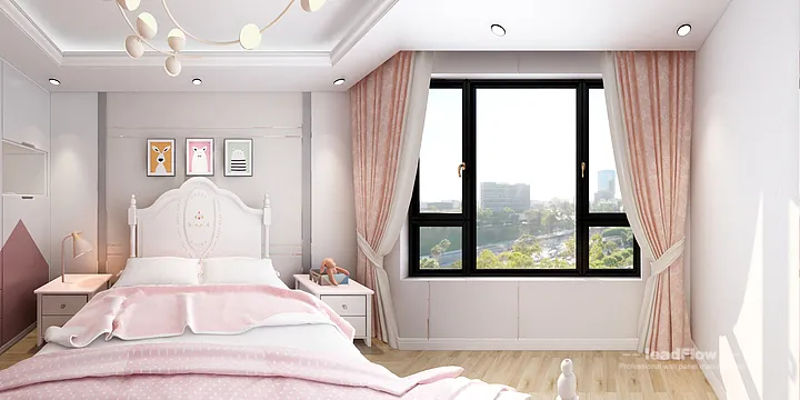 Hangzhou Apartment with WPC Interior Panel &mdash; bedroom4 Feature in Hangzhou, China - photo 3