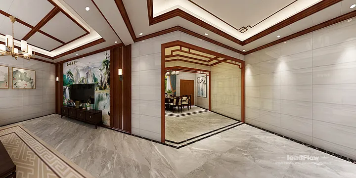 WPC Cladding Design for Hangzhou Apartment &mdash; Living Room Focus in Hangzhou, China