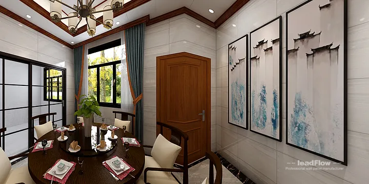 WPC Cladding Design for Hangzhou Apartment &mdash; Living Room Focus in Hangzhou, China - photo 4