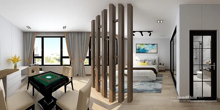 Hangzhou Hotel Featuring WPC Wall Cladding | king mahjong room Walls in Hangzhou, China