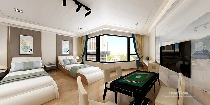 Hangzhou Hotel Featuring WPC Wall Cladding | king mahjong room Walls in Hangzhou, China - photo 4
