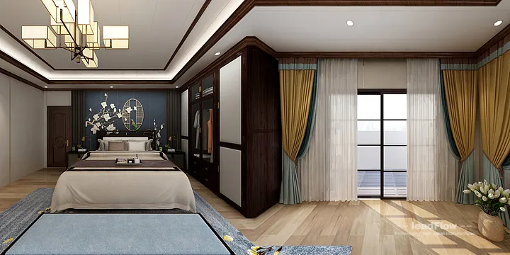 Hangzhou Apartment with WPC Interior Panel &mdash; Living Room Feature in Hangzhou, China - photo 10