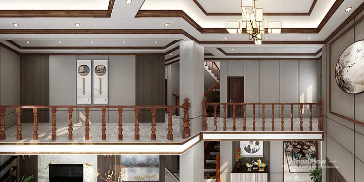 Hangzhou Apartment with WPC Interior Panel &mdash; Living Room Feature in Hangzhou, China - photo 13