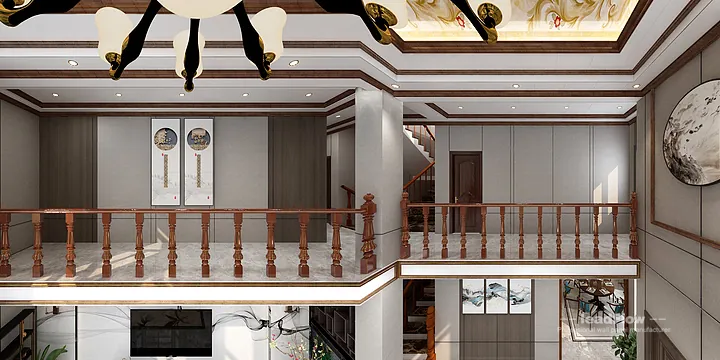 Hangzhou Apartment with WPC Interior Panel &mdash; Living Room Feature in Hangzhou, China - photo 21