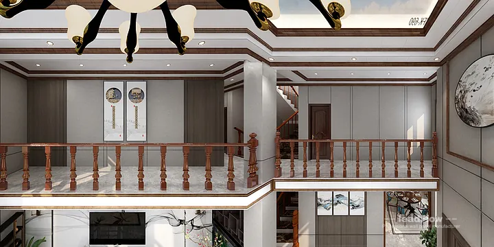 Hangzhou Apartment with WPC Interior Panel &mdash; Living Room Feature in Hangzhou, China - photo 24