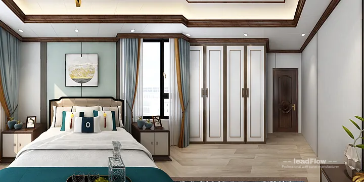 Hangzhou Apartment with WPC Interior Panel &mdash; Living Room Feature in Hangzhou, China - photo 33
