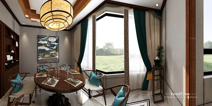 Hangzhou Apartment with WPC Interior Panel &mdash; Living Room Feature in Hangzhou, China - photo 39