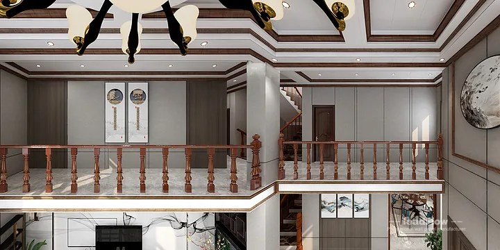 Hangzhou Apartment with WPC Interior Panel &mdash; Living Room Feature in Hangzhou, China - photo 7