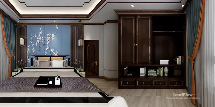 Hangzhou Apartment with WPC Interior Panel &mdash; Living Room Feature in Hangzhou, China - photo 8