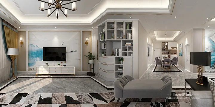 WPC Interior Panel Solution: Hangzhou Apartment Project in Hangzhou, China - photo 2