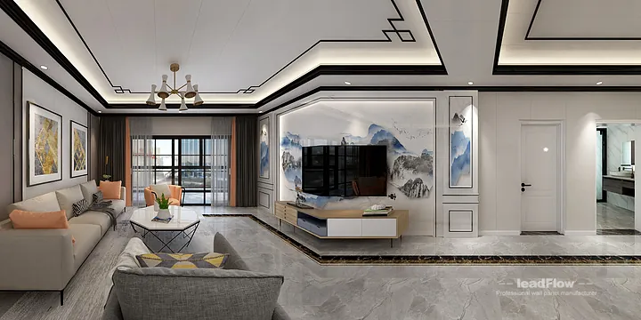 Hangzhou Apartment with WPC Interior Panel &mdash; Warm in Hangzhou, China