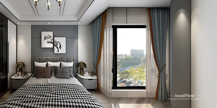 Hangzhou Apartment Wall Panel Design | WPC Interior Panel Warm Interior in Hangzhou, China - photo 1