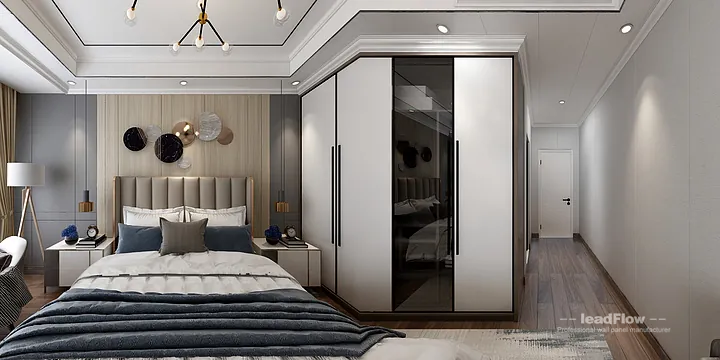 Hangzhou Apartment Wall Panel Design | WPC Interior Panel Warm Interior in Hangzhou, China - photo 8