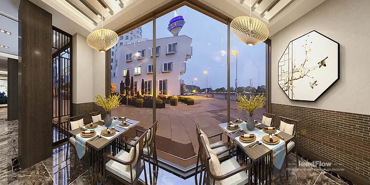 Premium Hotel Interior in Nanchang using WPC Wall Cladding in Donghu District, Nanchang, China - photo 27