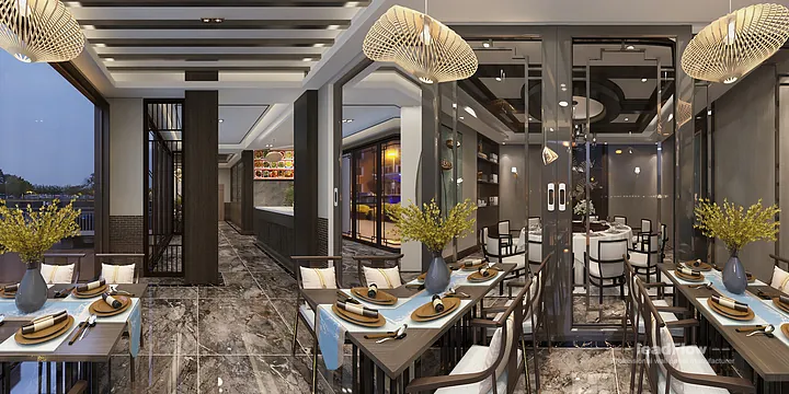 Premium Hotel Interior in Nanchang using WPC Wall Cladding in Donghu District, Nanchang, China - photo 28