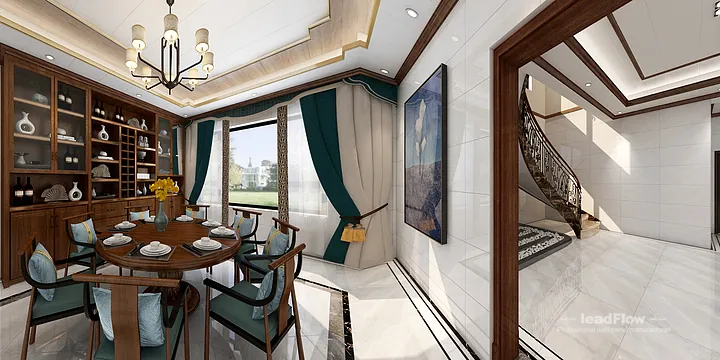Explore WPC Interior Panel in This Hangzhou Villa &mdash; New Chinese Oriental Style in Hangzhou, China - photo 12