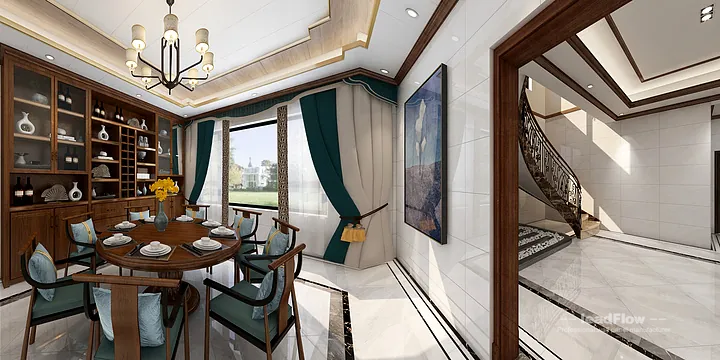 Explore WPC Interior Panel in This Hangzhou Villa &mdash; New Chinese Oriental Style in Hangzhou, China - photo 13