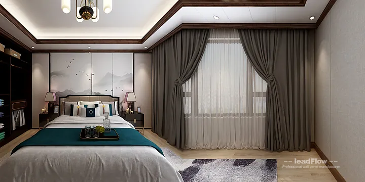 Explore WPC Interior Panel in This Hangzhou Villa &mdash; New Chinese Oriental Style in Hangzhou, China - photo 2