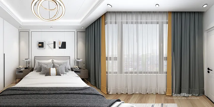 Modern WPC Wall Cladding Project: Nanchang Apartment Interior in Donghu District, Nanchang, China - photo 4
