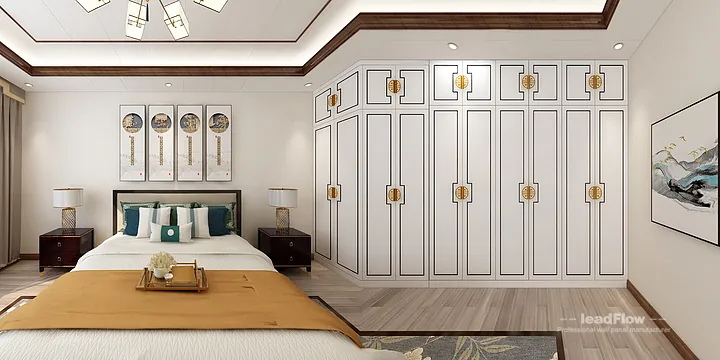 Modern WPC Wall Cladding Project: Nanchang Apartment Interior in Donghu District, Nanchang, China - photo 6