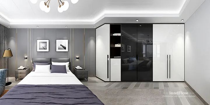 Modern WPC Wall Cladding Project: Nanchang Apartment Interior in Donghu District, Nanchang, China - photo 7