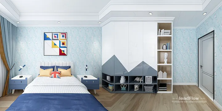 WPC Interior Panel Apartment Inspiration in Hangzhou &mdash; Modern Design in Hangzhou, China - photo 4