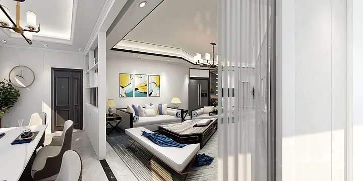 WPC Interior Panel Apartment Inspiration in Hangzhou &mdash; Modern Design in Hangzhou, China - photo 8