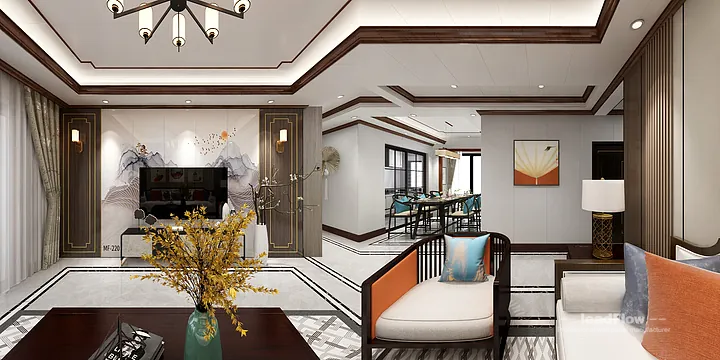 WPC Wall Cladding Apartment Design in Hangzhou | Warm Interior in Hangzhou, China - photo 9