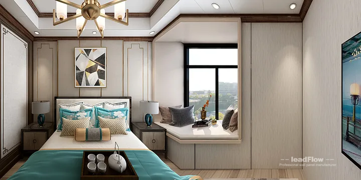 Elegant WPC Wall Cladding Project: Hangzhou Apartment Interior in Hangzhou, China - photo 2