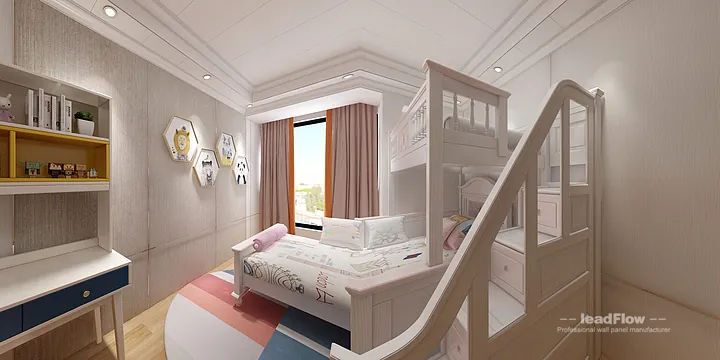 Elegant WPC Wall Cladding Project: Hangzhou Apartment Interior in Hangzhou, China - photo 4