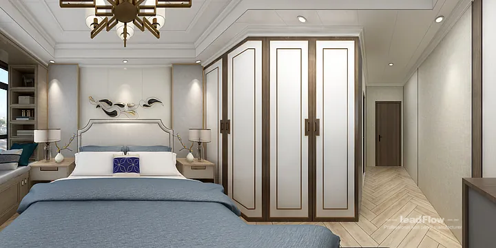 Elegant WPC Wall Cladding Project: Hangzhou Apartment Interior in Hangzhou, China - photo 5