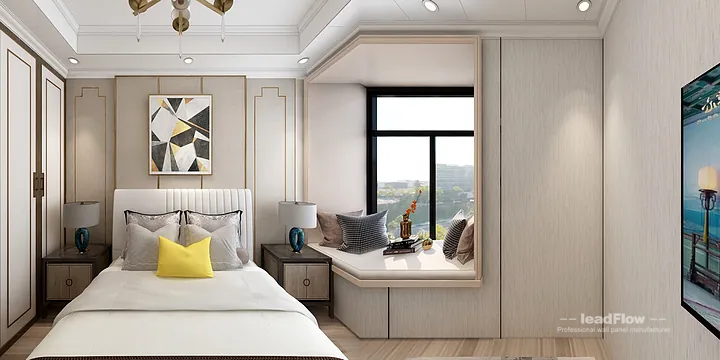 Elegant WPC Wall Cladding Project: Hangzhou Apartment Interior in Hangzhou, China - photo 6