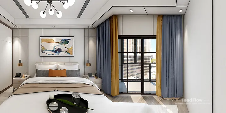 Hangzhou Apartment with WPC Wall Cladding &mdash; Living-Dining Room Feature in Hangzhou, China - photo 1