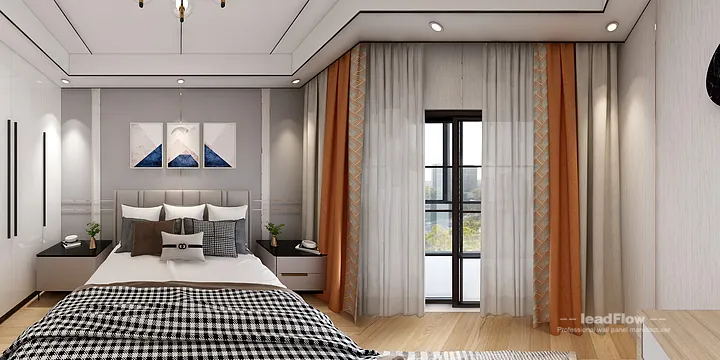 Hangzhou Apartment with WPC Wall Cladding &mdash; Living-Dining Room Feature in Hangzhou, China - photo 2