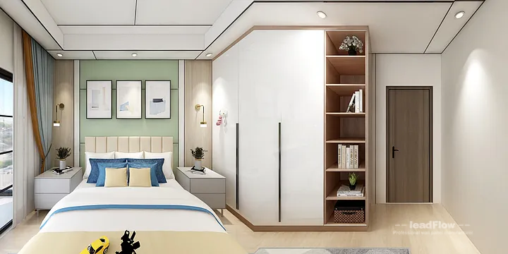 Hangzhou Apartment with WPC Wall Cladding &mdash; Living-Dining Room Feature in Hangzhou, China - photo 8