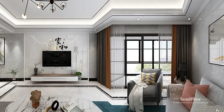 Modern WPC Cladding Project: Hangzhou Apartment Interior in Hangzhou, China - photo 3