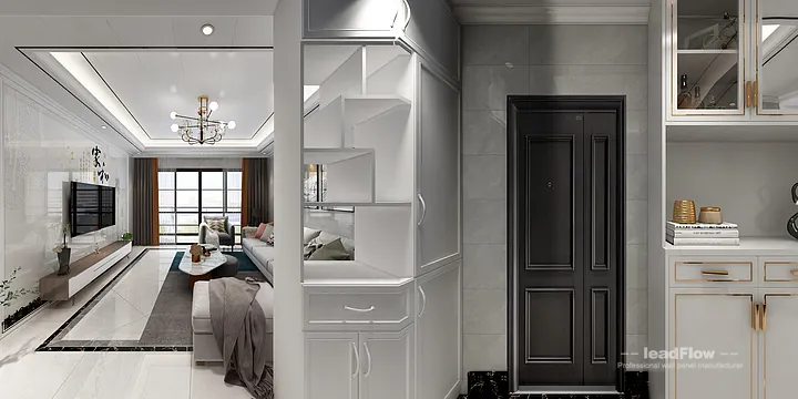 Modern WPC Cladding Project: Hangzhou Apartment Interior in Hangzhou, China - photo 4