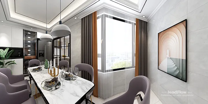 Modern WPC Cladding Project: Hangzhou Apartment Interior in Hangzhou, China - photo 6