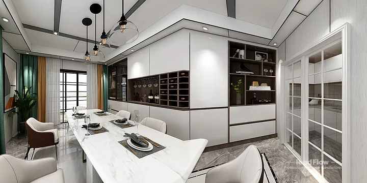 WPC Interior Panel Apartment Case Study in Hangzhou | Modern Living Room in Hangzhou, China - photo 1