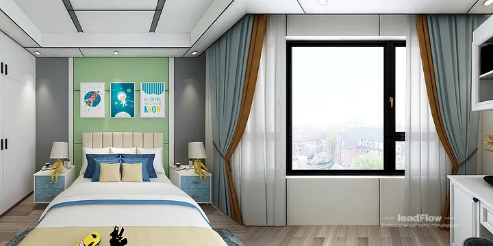 WPC Interior Panel Apartment Case Study in Hangzhou | Modern Living Room in Hangzhou, China - photo 3