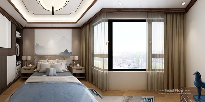 WPC Interior Panel Apartment Case Study in Hangzhou | Modern Living Room in Hangzhou, China - photo 6