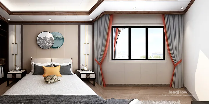 WPC Interior Panel Design for Hangzhou Apartment &mdash; Master Bedroom Focus in Hangzhou, China - photo 12