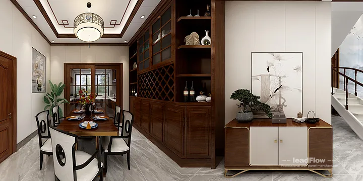 WPC Interior Panel Design for Hangzhou Apartment &mdash; Master Bedroom Focus in Hangzhou, China - photo 16