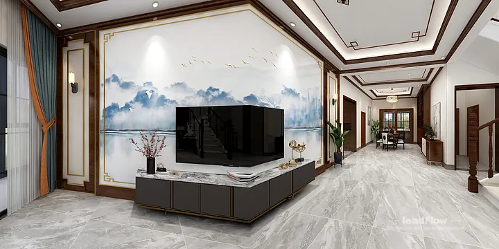 WPC Interior Panel Design for Hangzhou Apartment &mdash; Master Bedroom Focus in Hangzhou, China - photo 17